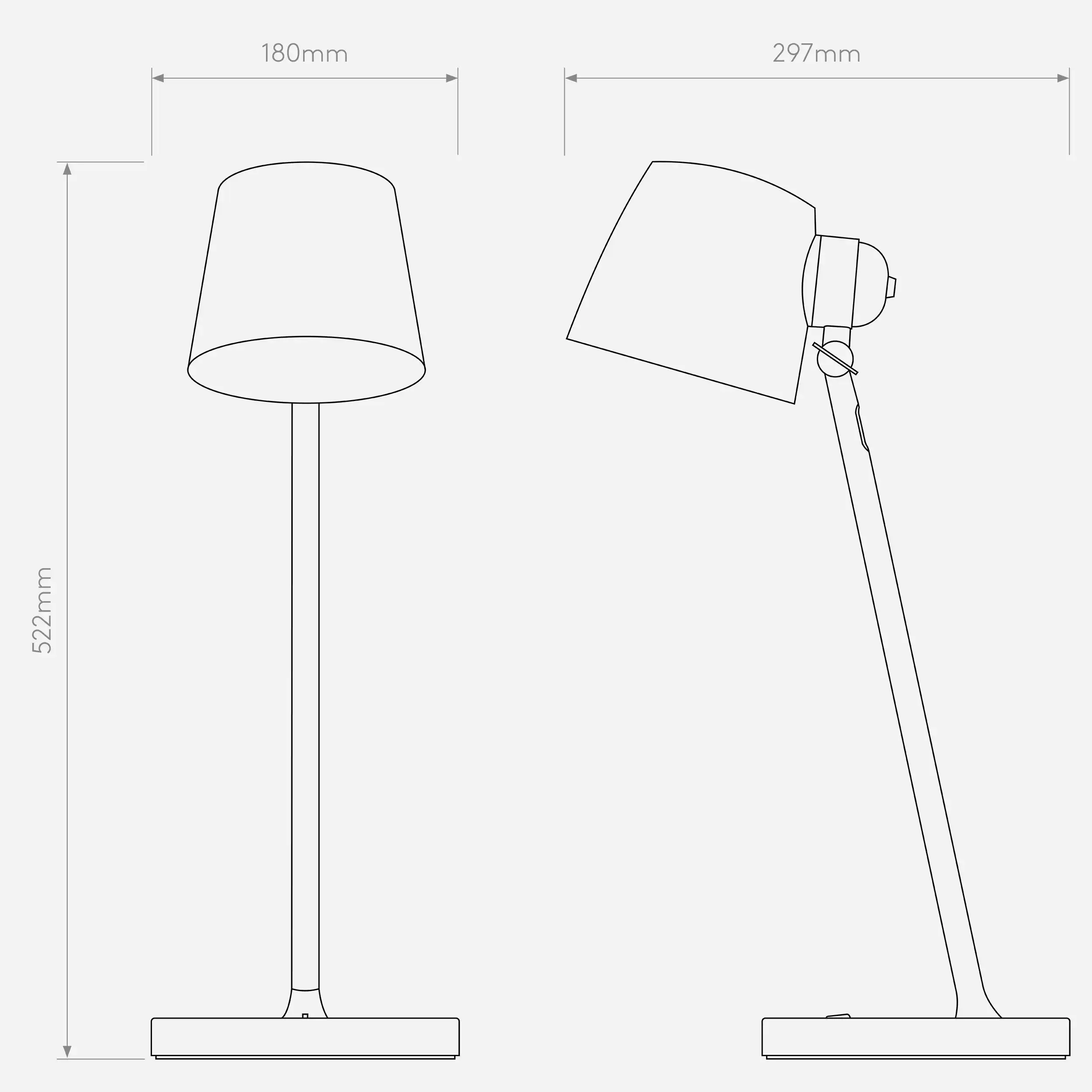 Lampe de table italienne